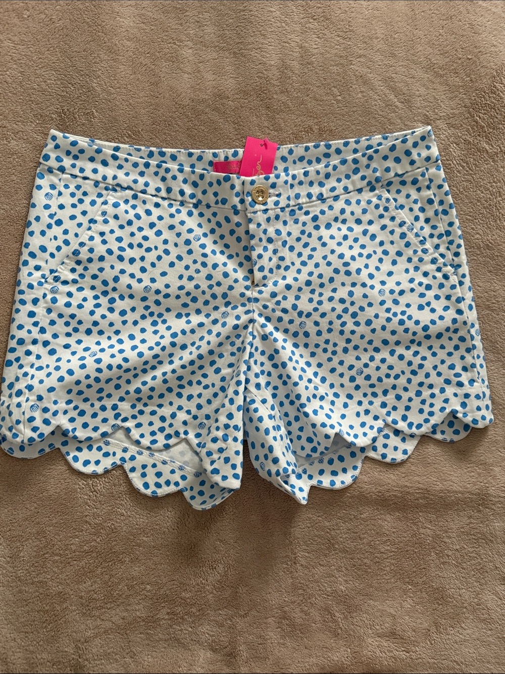 Lilly Pulitzer Buttercup Stretch Shorts - Size 10
